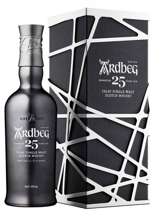 ardbeg 25 year old single malt scotch whisky