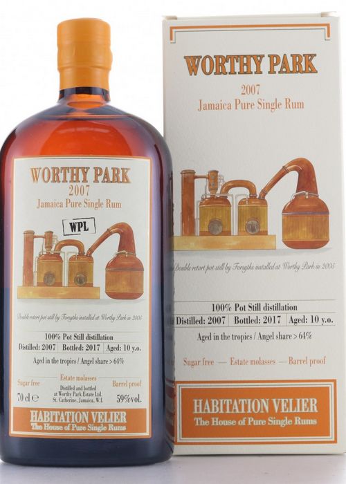 rum worthy park 2007 jamaica pure single rum 